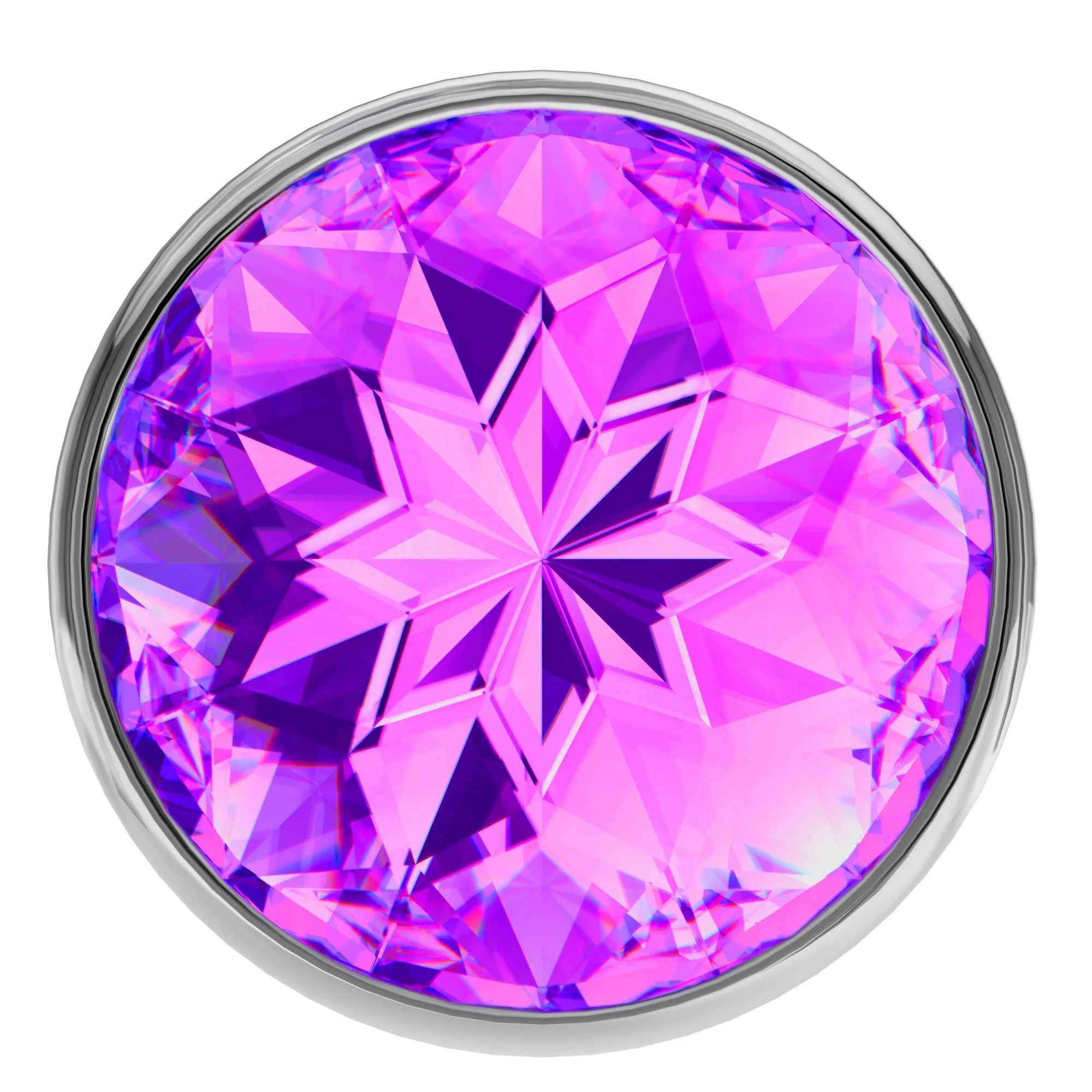 анальная пробка diamond purple sparkle large 4010-05lola в 
