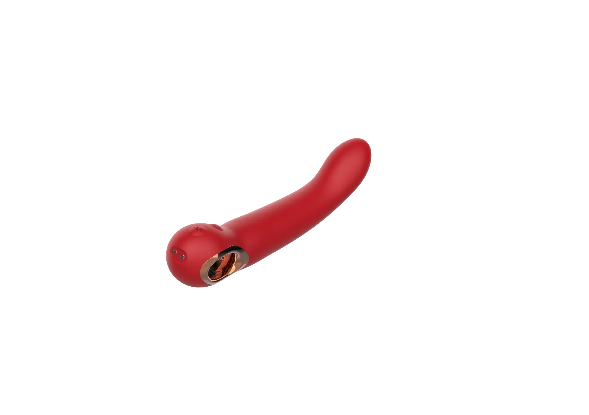 силиконовый вибратор с магнитным зарядным устройством sw3042red в 