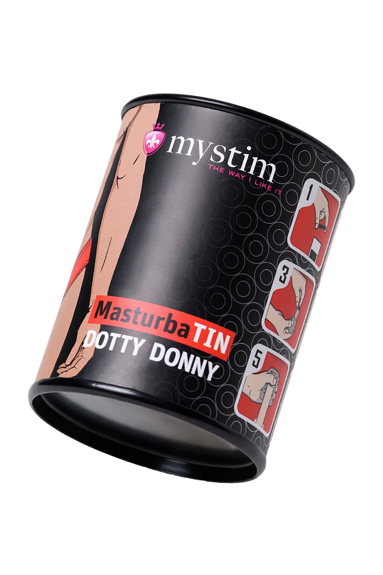 мастурбатор masturbatin dotty donny, tpe, белый, 4,5 см в 