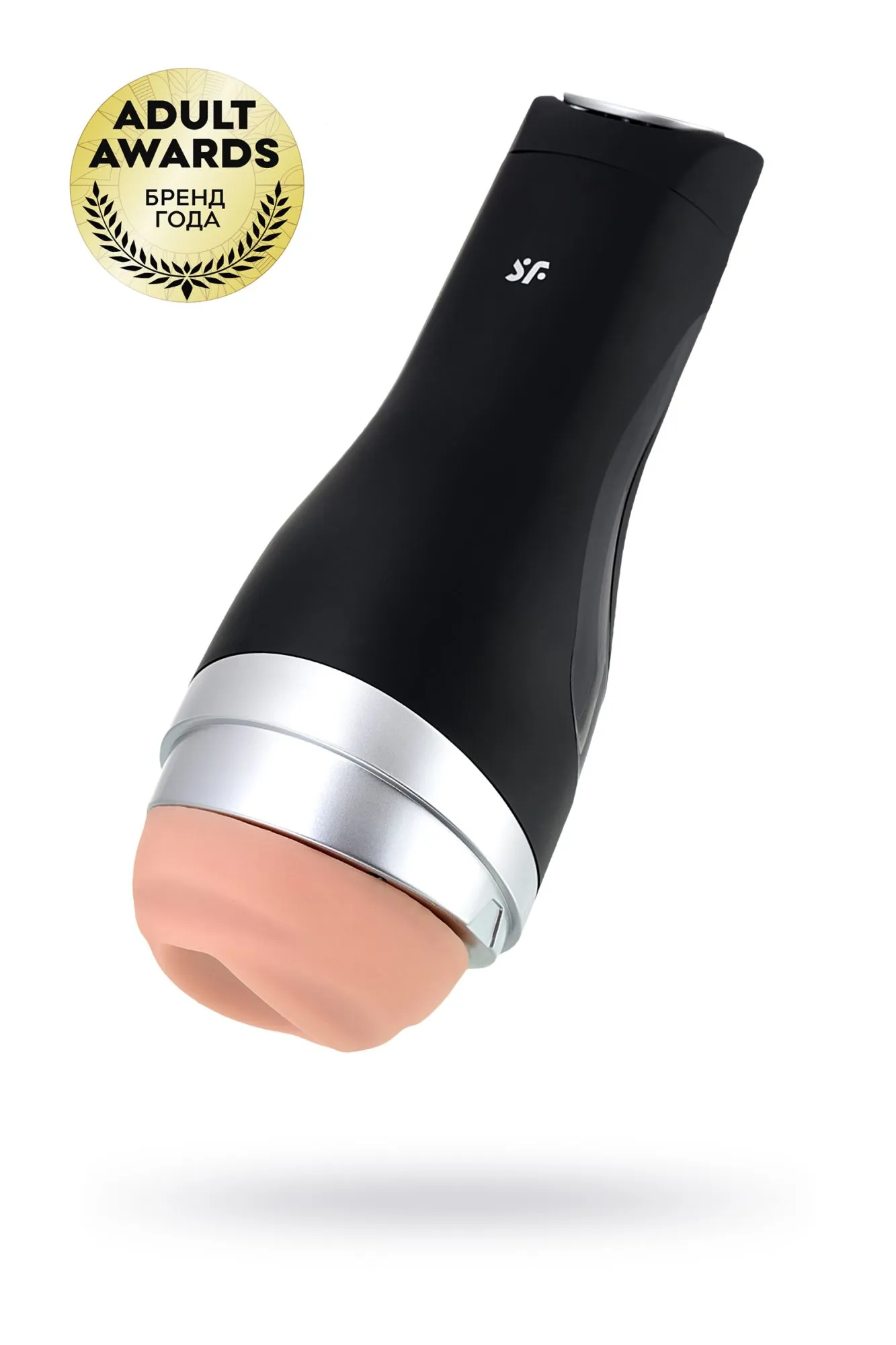 мастурбатор нереалистичный satisfyer men classic, tpe, серебристый, 25,4 см. в 
