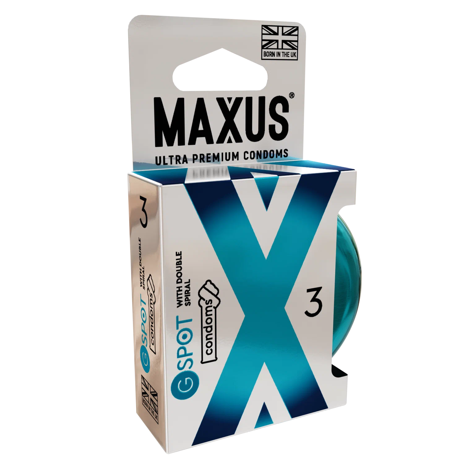 Презервативы Презервативы MAXUS G Spot 3 шт. гладкие, двойная спираль в 