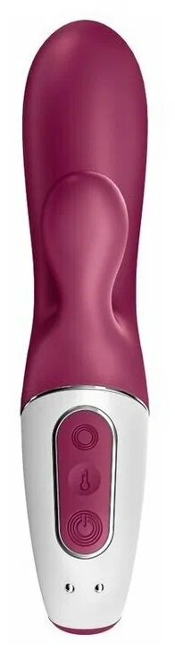 вибромасажер satisfyer hot bunny pink, розовый в 