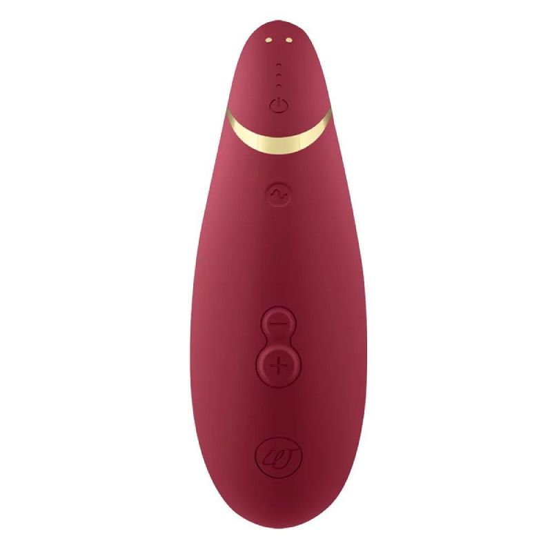 клиторальный стимулятор womanizer premium 2, бордовый в 