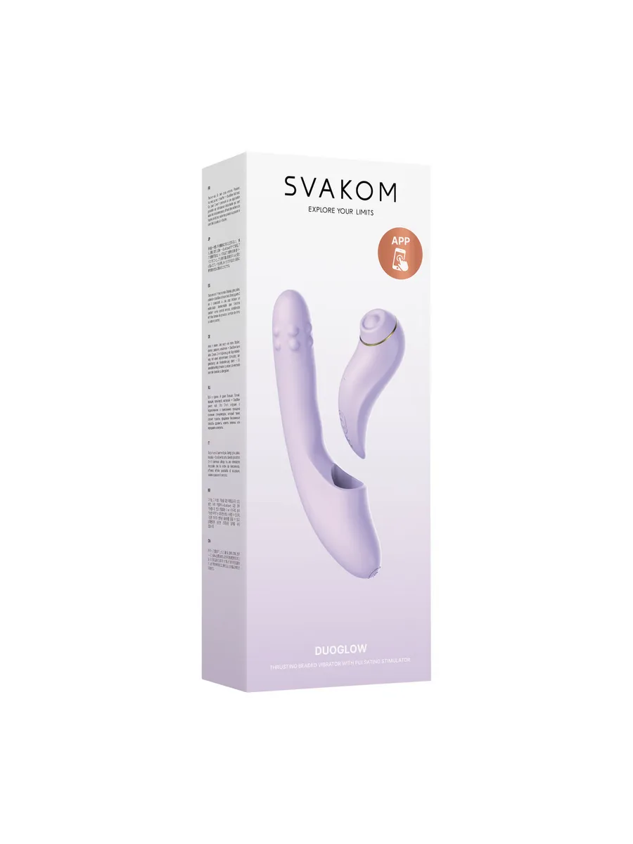 многофункциональный вибростимулятор svakom duoglow в 