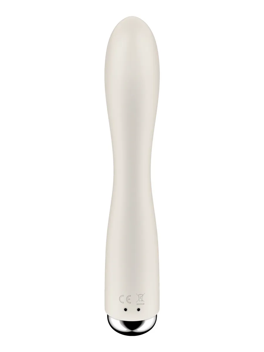 вибратор-кролик с ротацией satisfyer spinning rabbit 1 (белый) в 