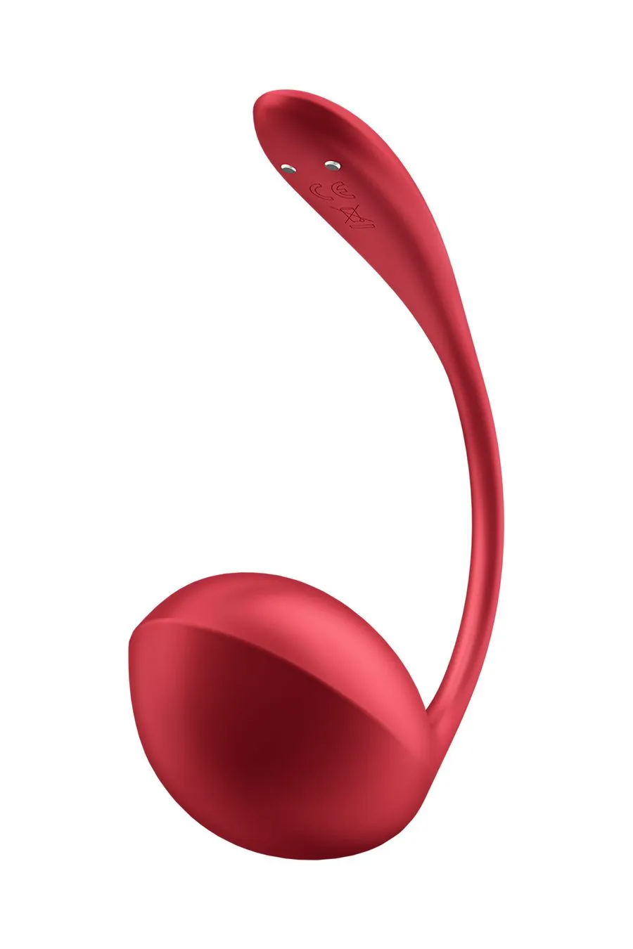 виброяйцо satisfyer shiny petal connect app с пультом ду, красный, 7,5 см в 