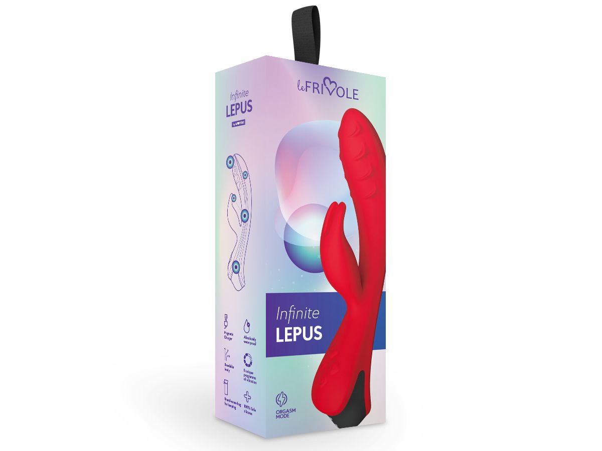 вибратор кролик lepus, красный в 
