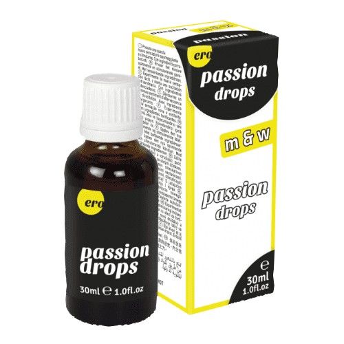 капли для мужчин и женщин hot passion drops w+m, 30 мл в 
