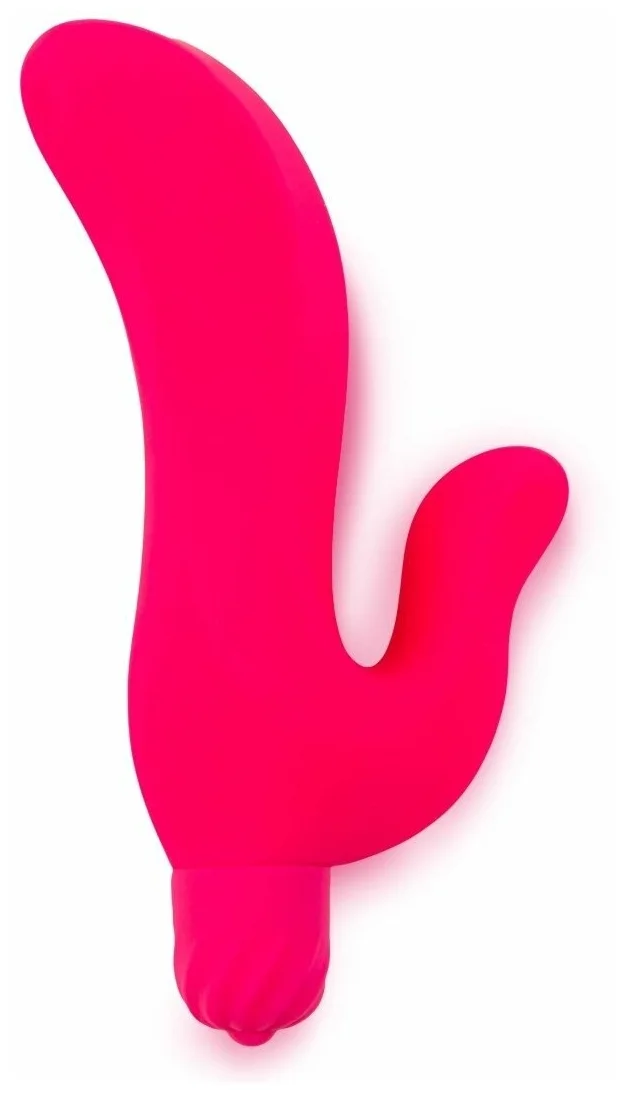 вибростимулятор для клитора и точки g brazzers, розовый в 