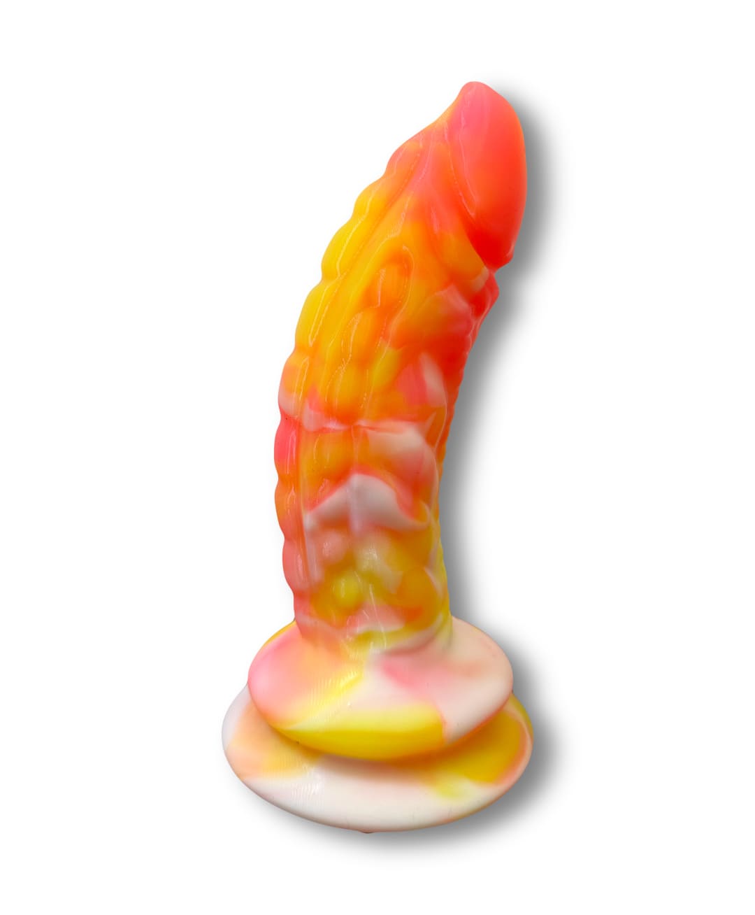 инопланетный неоновый жёлтый фаллоимитатор sexperiments в 