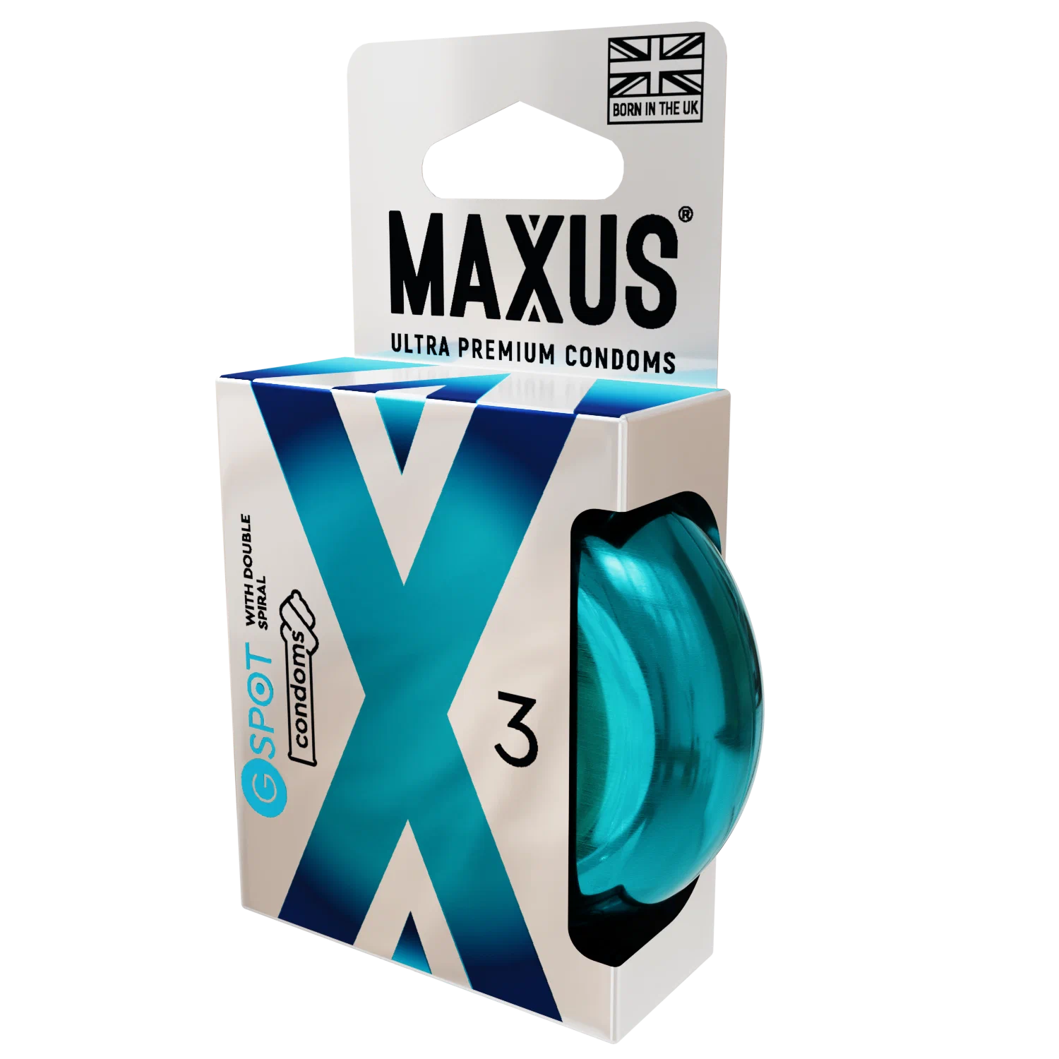 Презервативы Презервативы MAXUS G Spot 3 шт. гладкие, двойная спираль в 