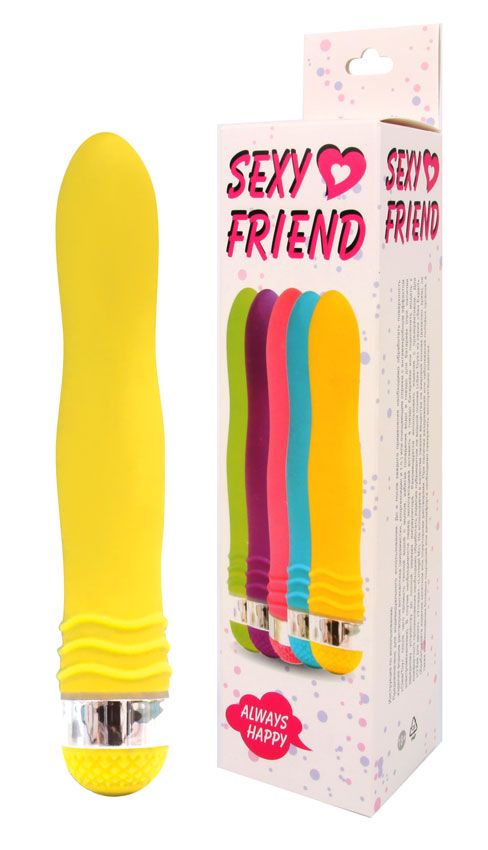 Вибромассажёр Sexy Friend, жёлтый