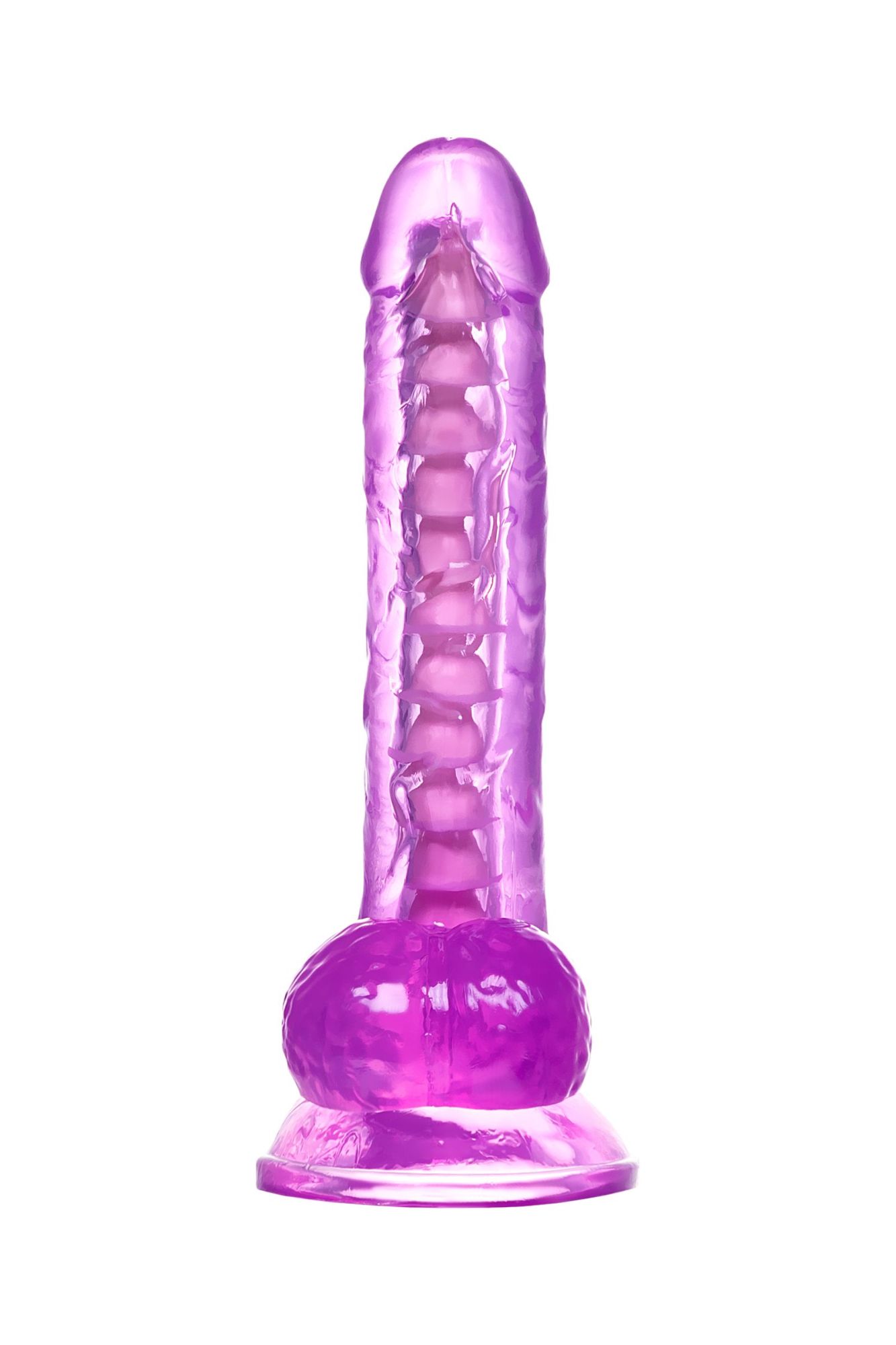 реалистичный фаллоимитатор a-toys by toyfa celiam, tpe, фиолетовый, 20,5 см в 