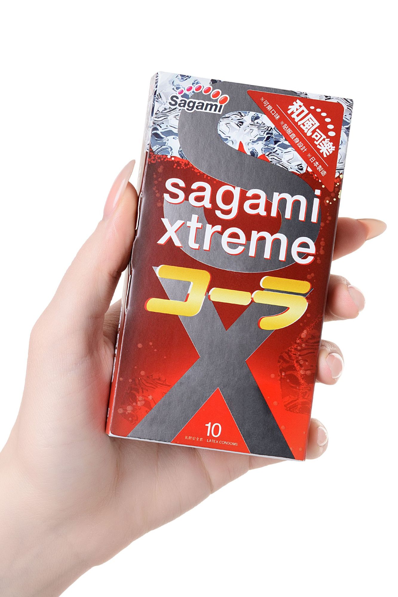 презервативы sagami, xtreme, cola, латекс, 19 см, 5,2 см, 10 шт. в 