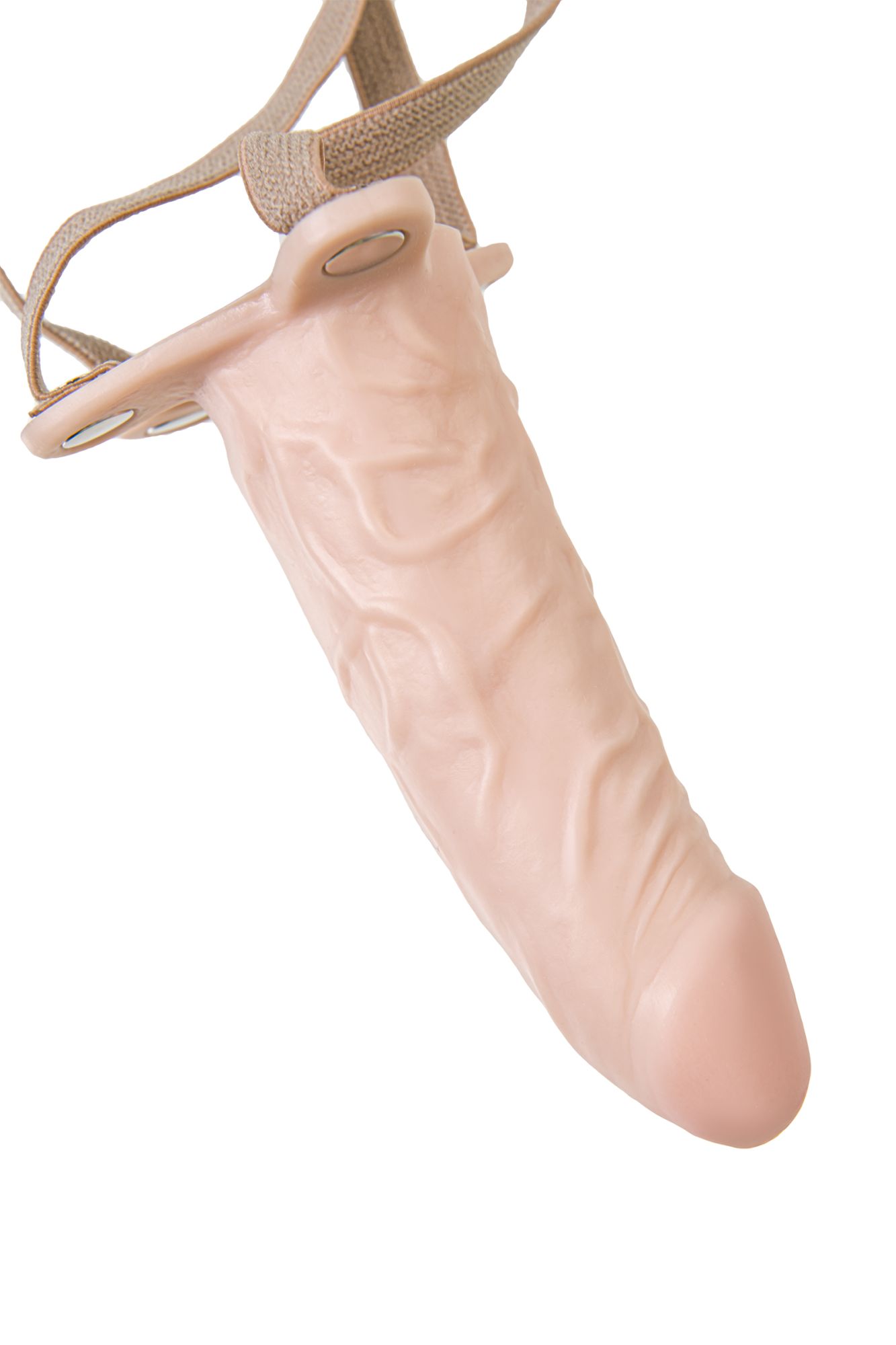 фаллопротез lovetoy поясной, телесный, 15 см в 