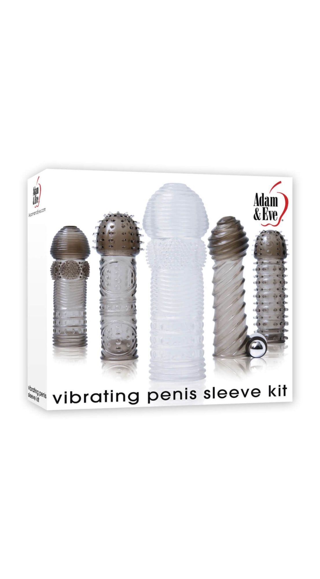 набор насадок vibrating penis sleeve kit в 