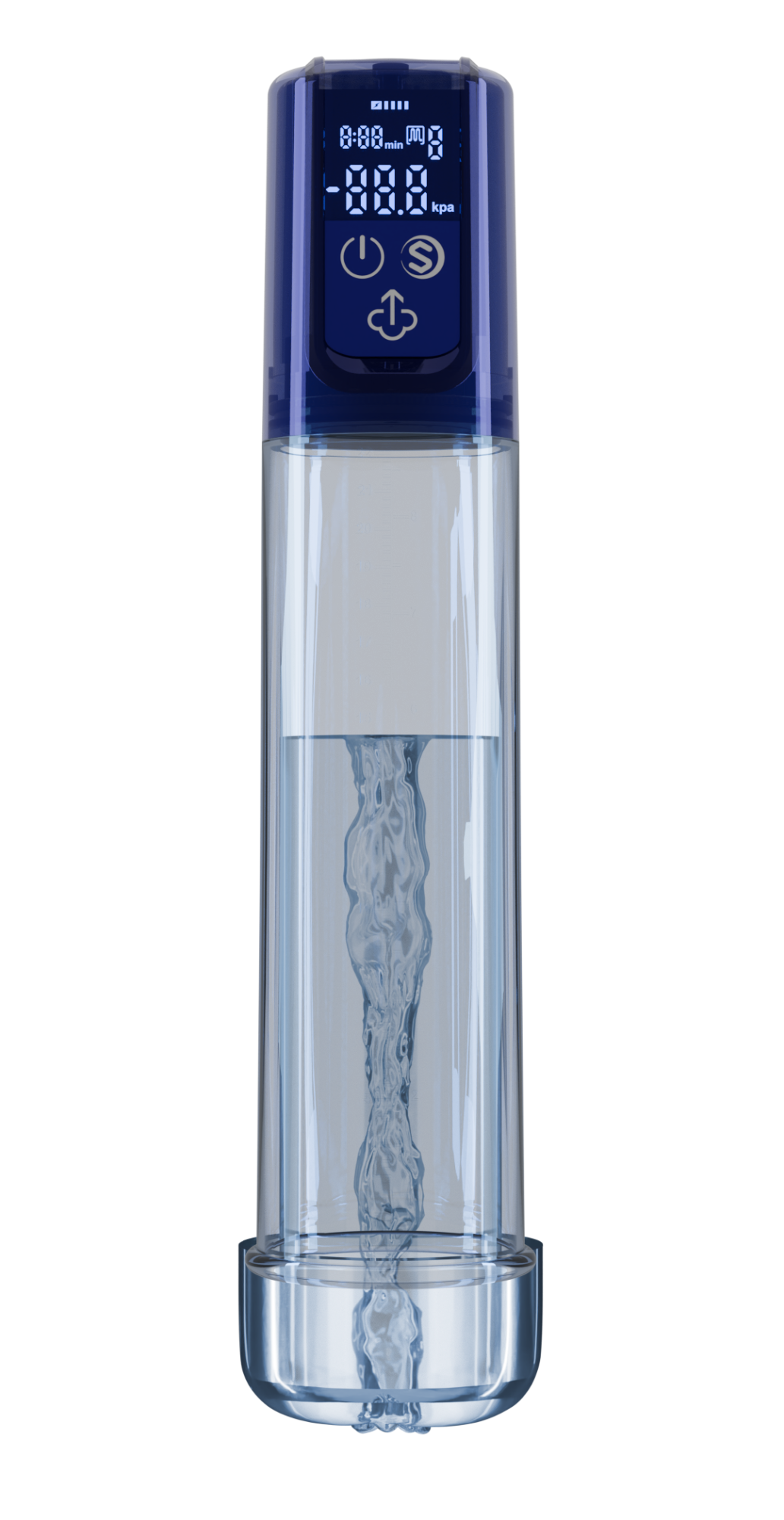 вакуумная помпа realov bathfun pro ai aqua penis pump zd-65-kb в 