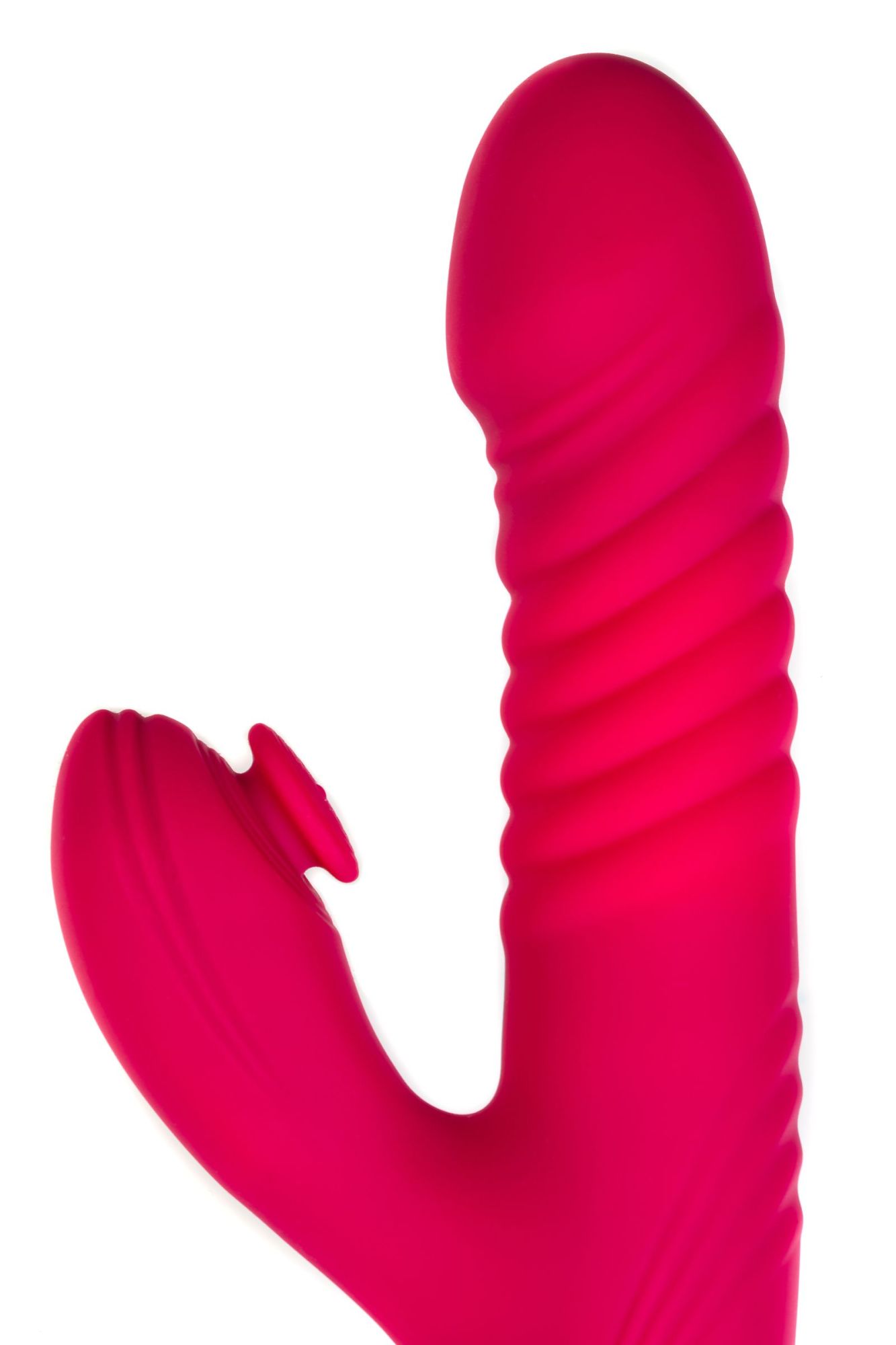 виброкролик с функцией up&down jos seri, силикон, розовый, 22 см в 