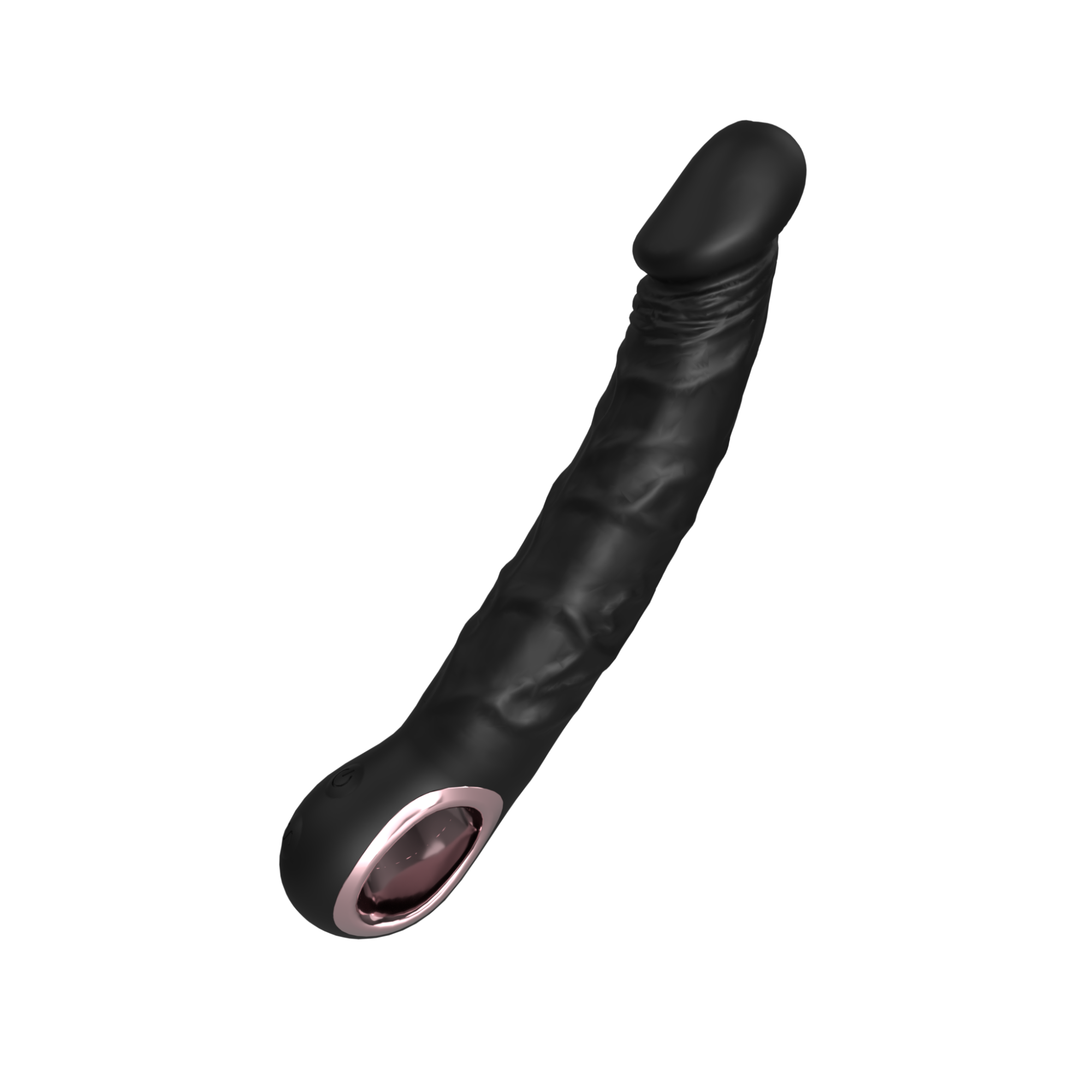 силиконовый вибратор черный sw3020black в 