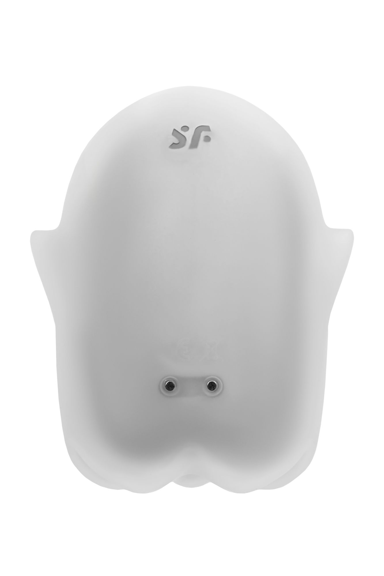 вакуум-волновой бесконтактный стимулятор клитора satisfyer glowing ghost, силикон, белый, 8,4 см в 