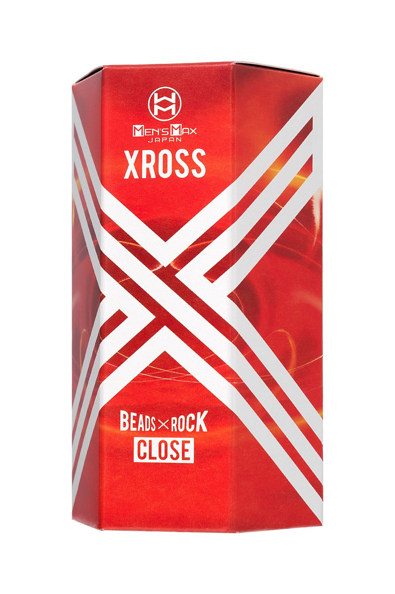 мастурбатор нереалистичный mensmax xross beads×rock close, tpe, прозрачный, 14,2 см в 