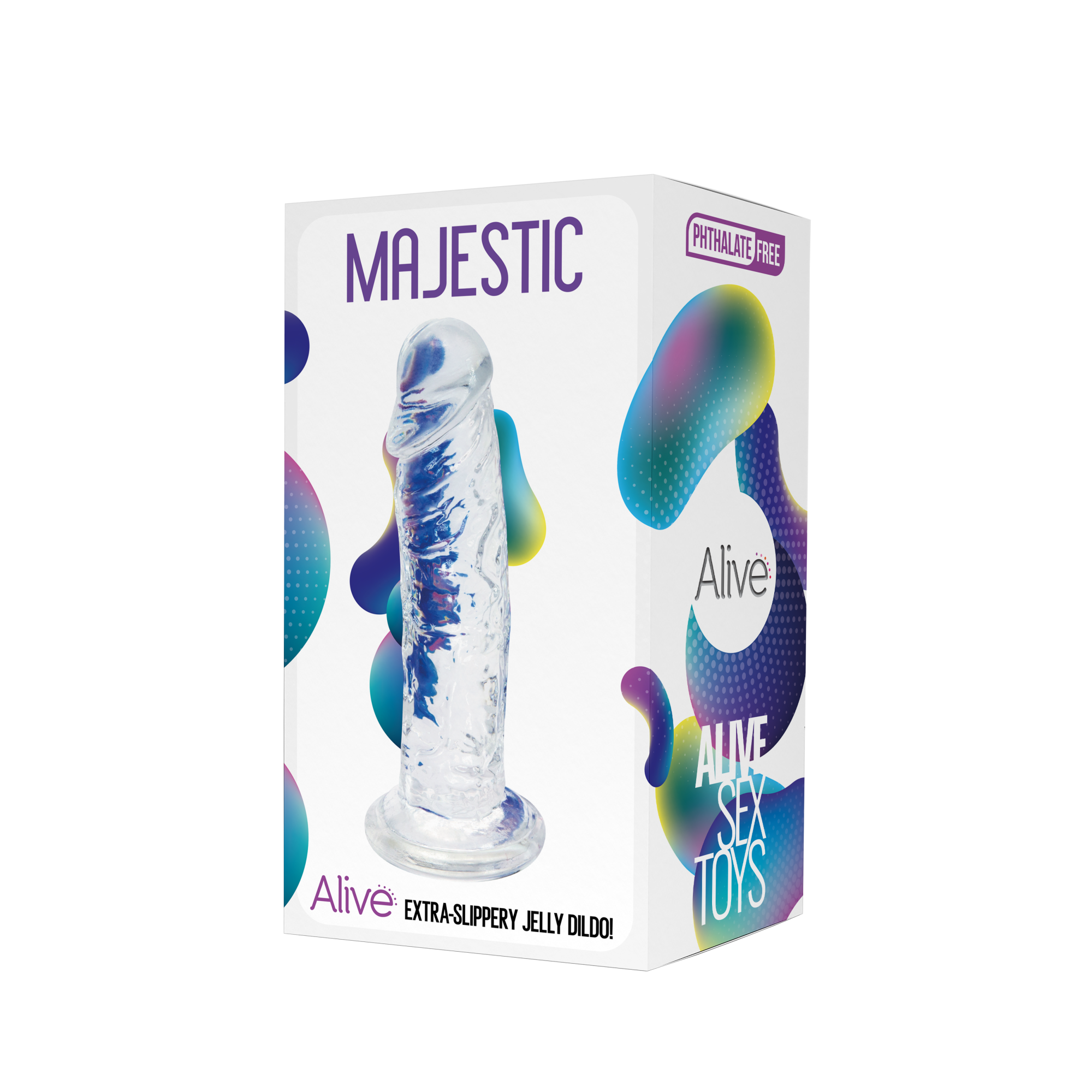 фаллоимитатор majestic jelly clear 20690al в 