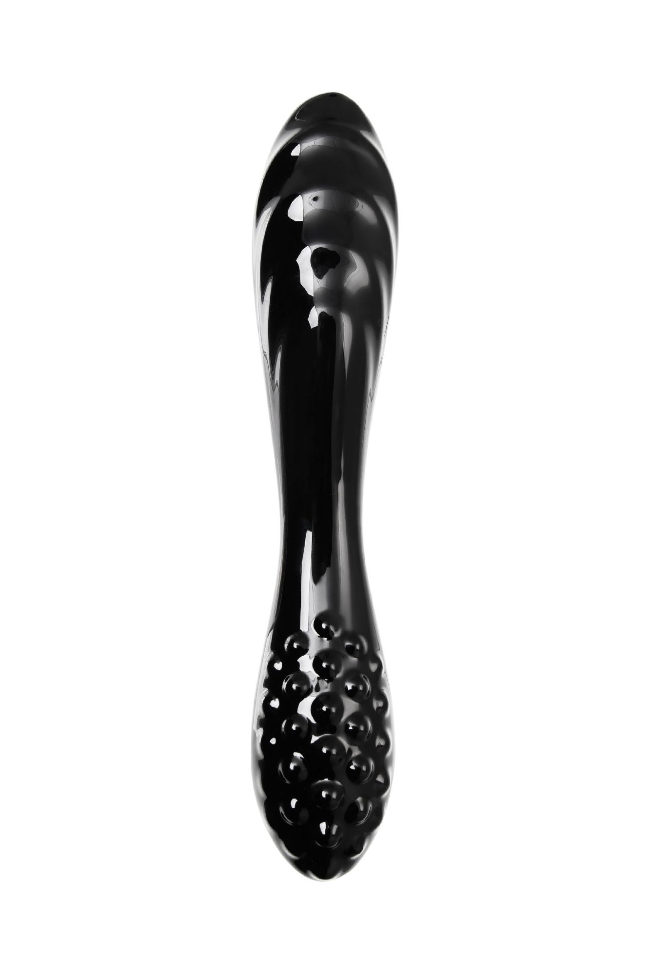 двухсторонний стеклянный стимулятор satisfyer dazzling crystal 11, чёрный в 