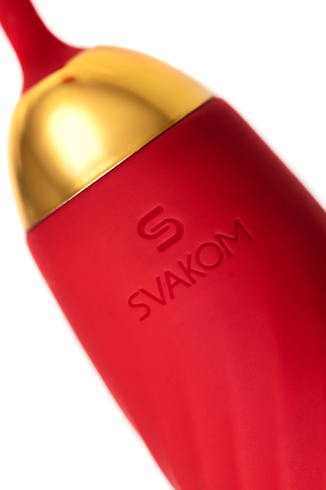 виброяйцо svakom ella neo на ду, с приложением, силикон, красное в 
