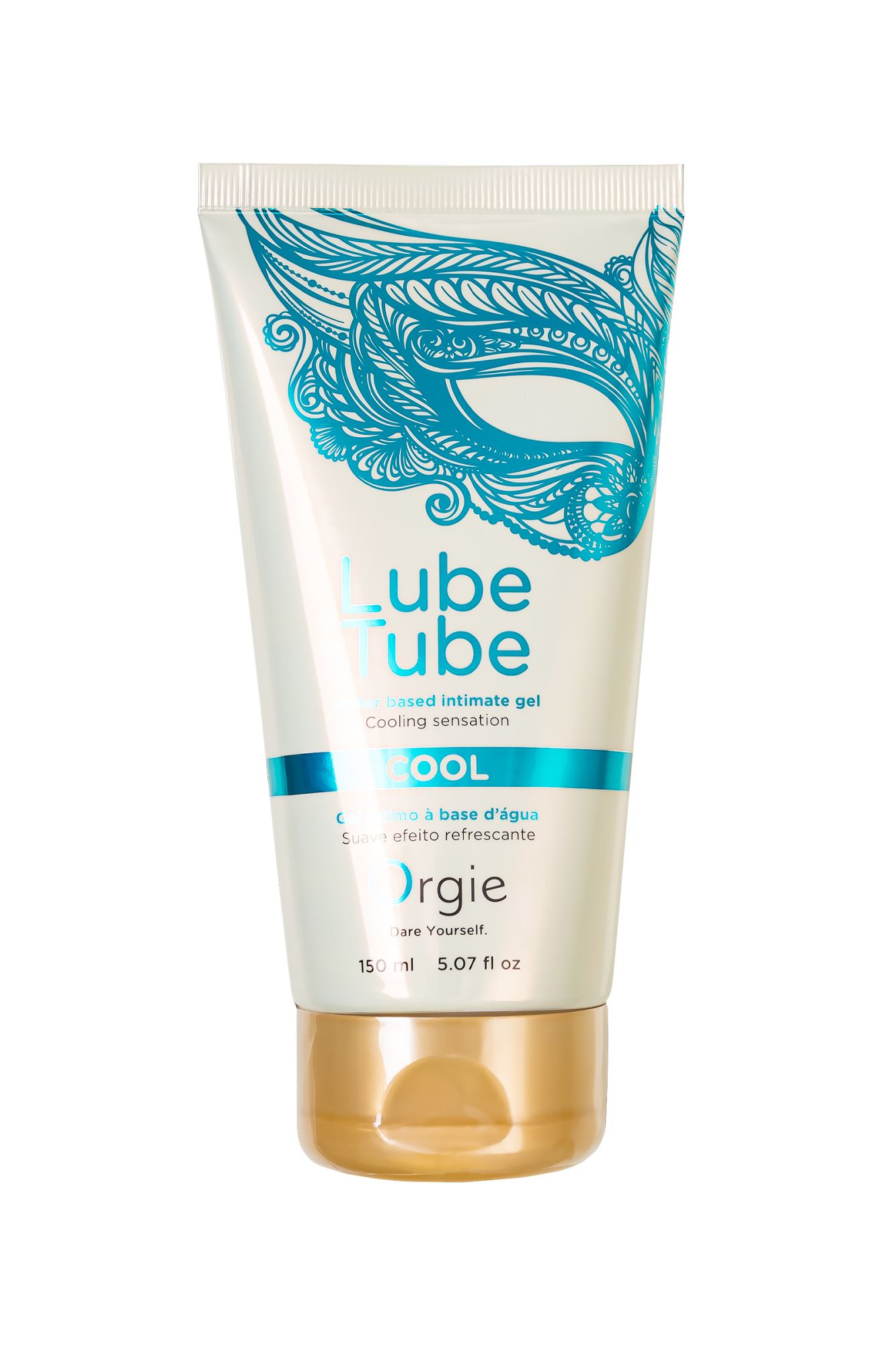 интимный гель orgie lube tube cool, водная основа, с охлаждающим эффектом, 150 мл в 