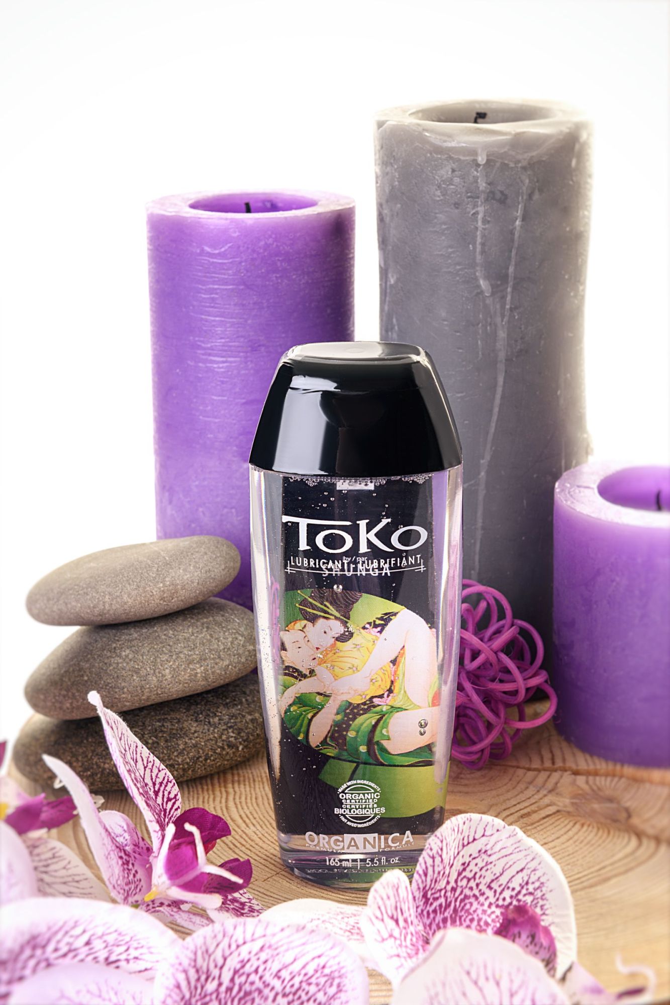 лубрикант shunga toko organica на водной основе, из 100% органических компонентов,165 мл в 
