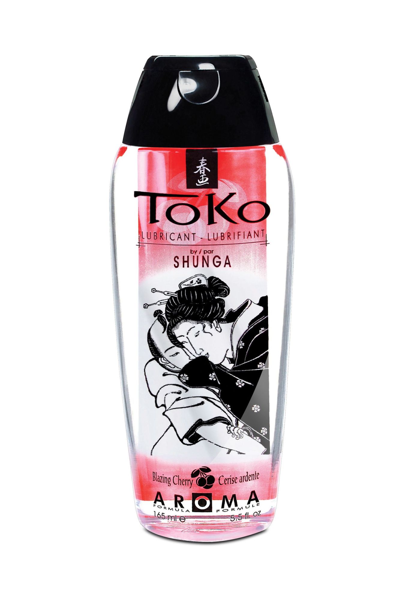 лубрикант shunga toko aroma на водной основе, вишня, 165 мл в 