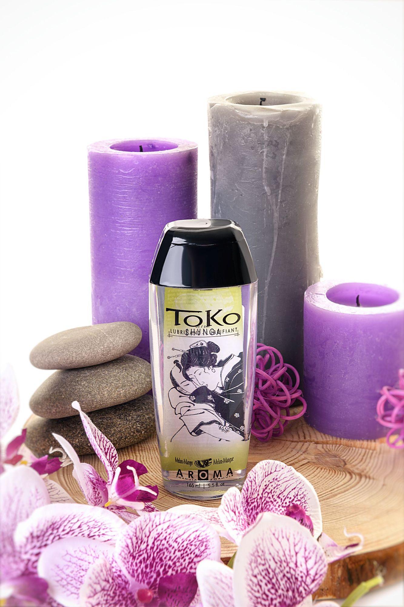 лубрикант shunga toko aroma на водной основе, дыня и манго, 165 мл в 