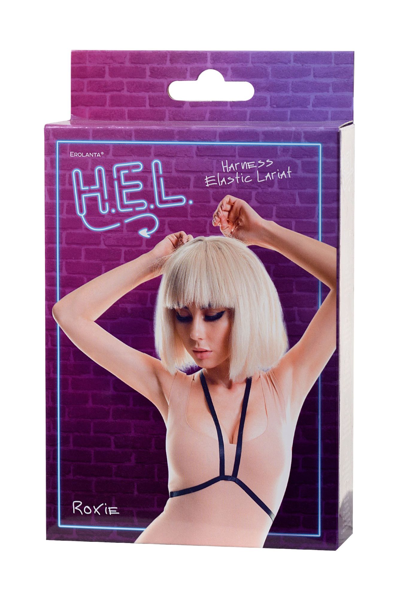 Эротическое стреп h.e.l. roxie, текстиль, черный, os в 