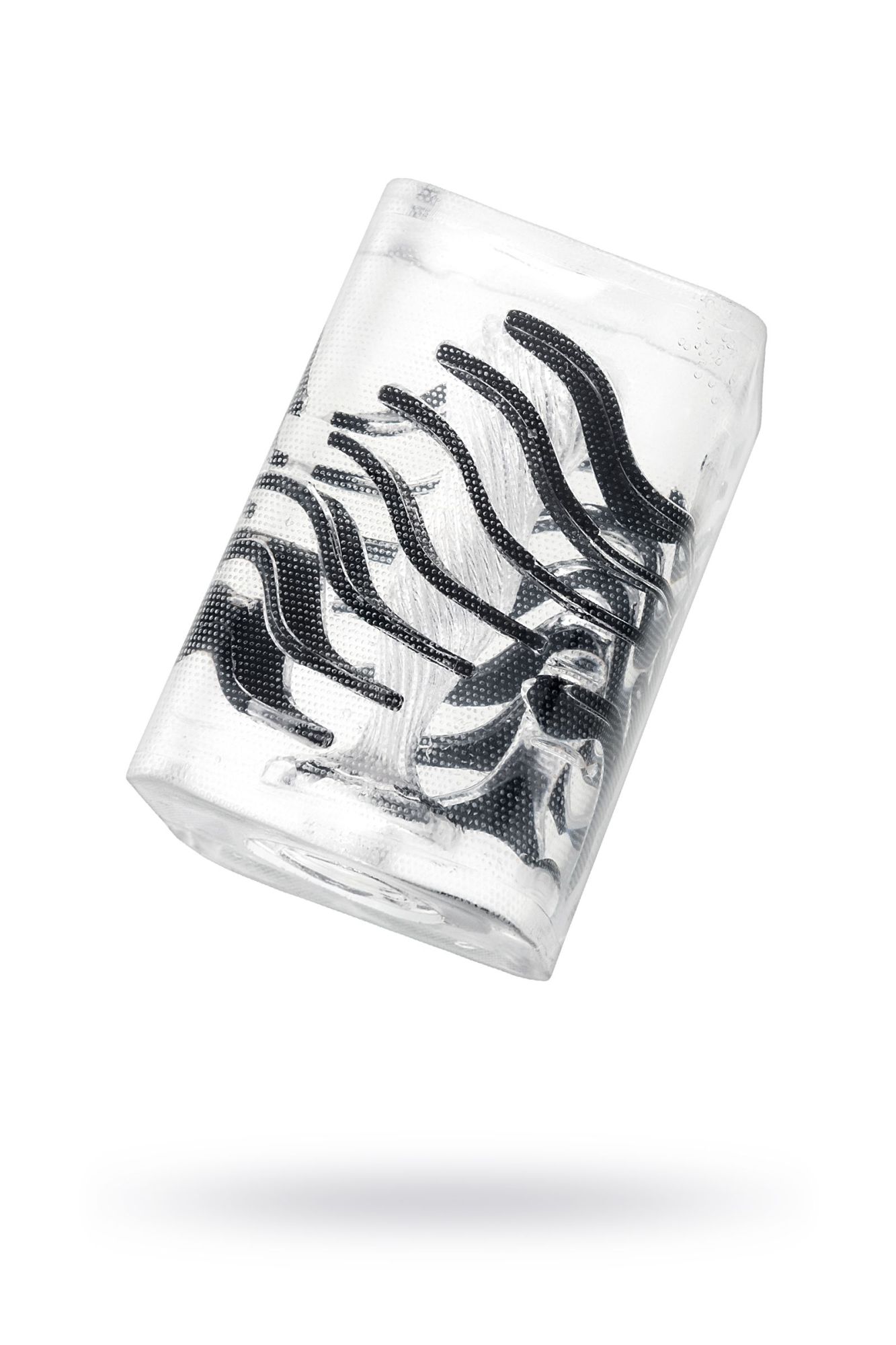 нереалистичный мастурбатор tenga crysta leaf, tpe, прозрачный, 15,5 см в 