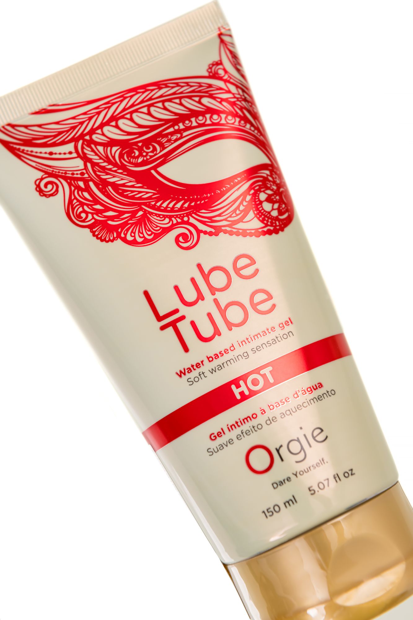 интимный гель orgie lube tube hot, водная основа, с разогревающим эффектом, 150 мл в 
