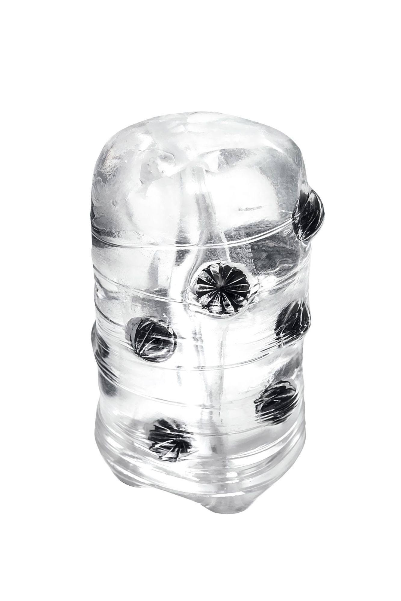 нереалистичный мастурбатор tenga crysta ball, tpe, прозрачный, 15,5 см в 