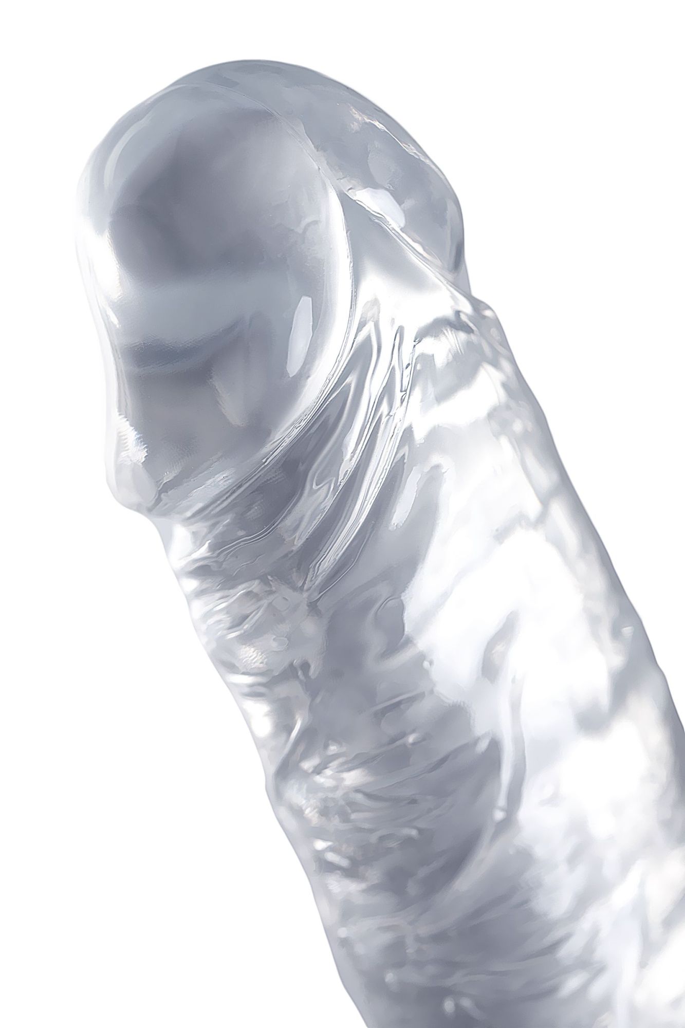фаллоимитатор двусторонний toyfa double dildo, tpr, прозрачный, 40 см в 