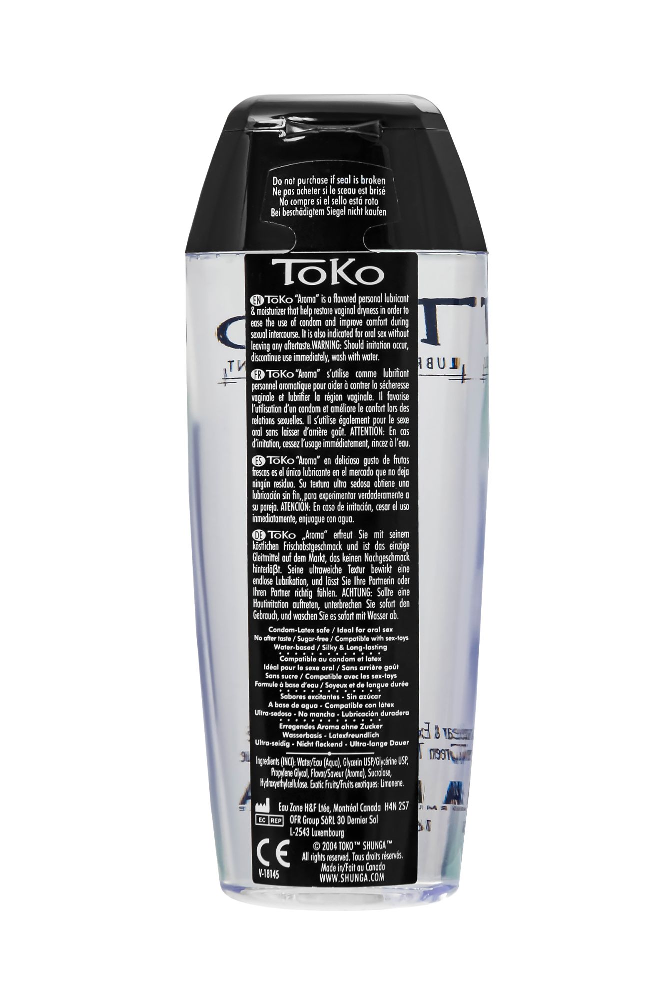 лубрикант shunga toko aroma на водной основе, груша и зеленый чай, 165 мл в 