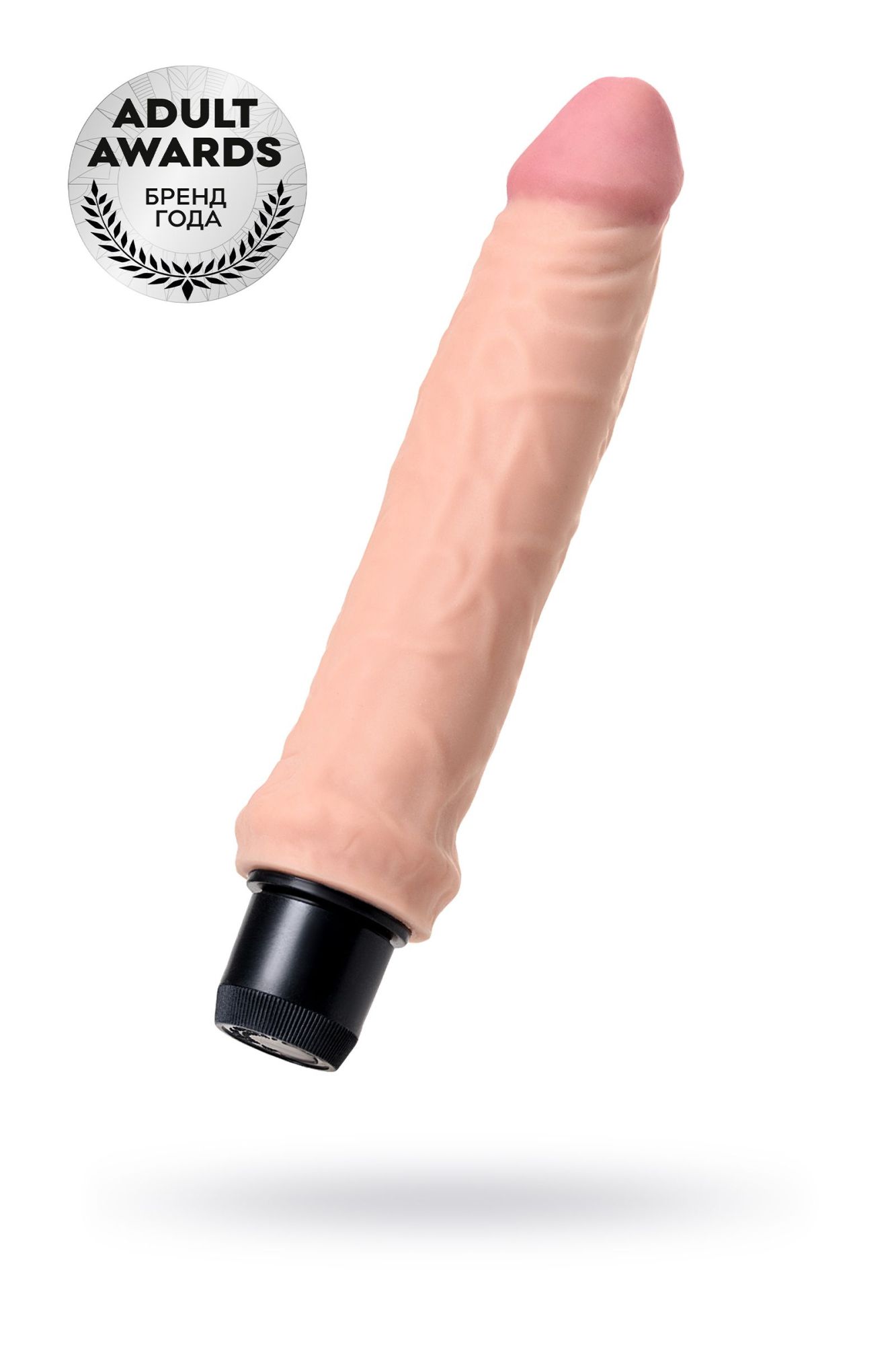 реалистичный вибратор toyfa  a-toys mang, tpe, телесный, 20 см в 