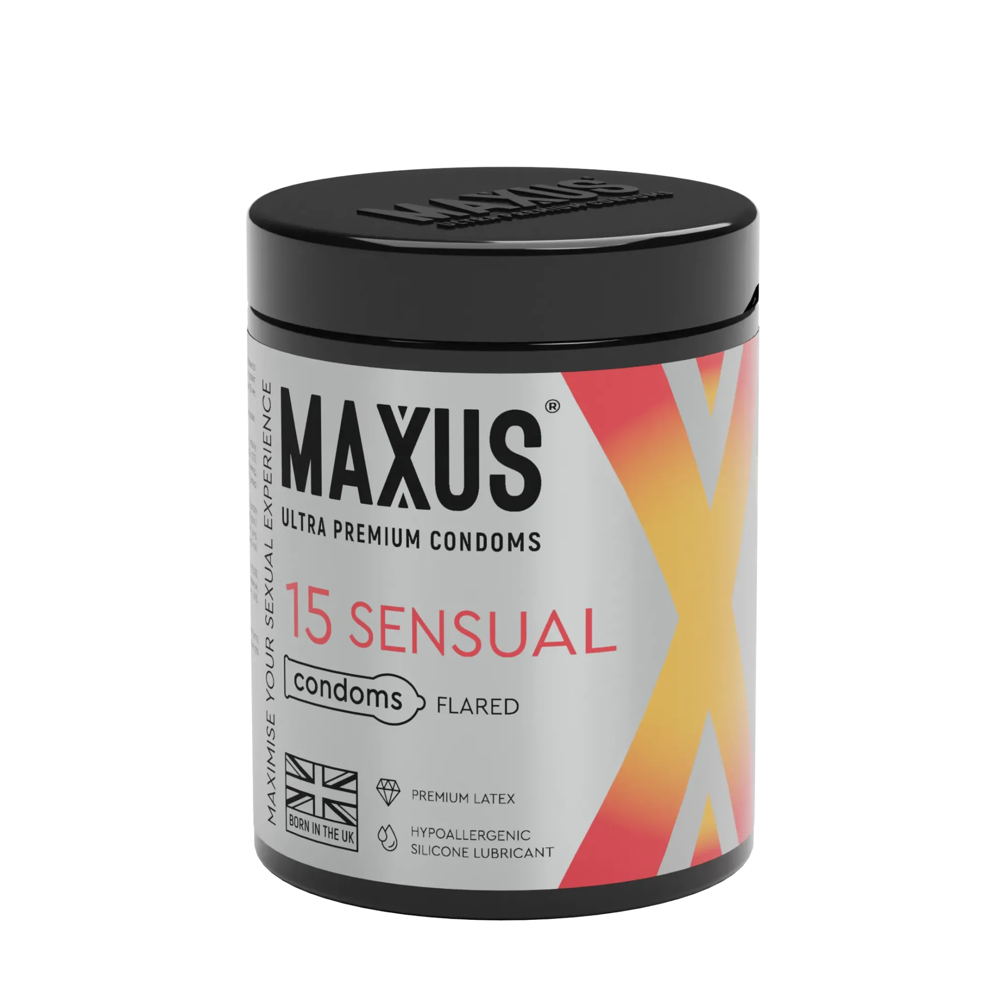 Презервативы MAXUS Sensual 15шт. гладкие X-Edition в 