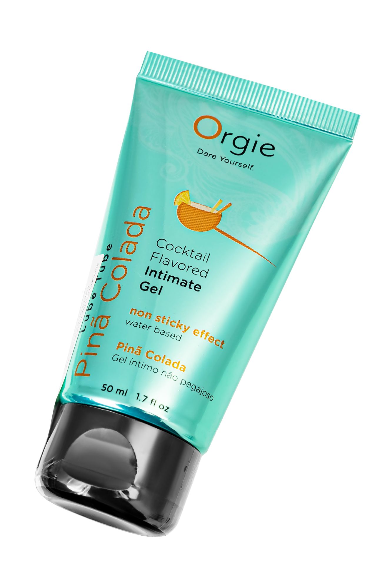 интимный гель orgie lube tube на водной основе, со вкусом пина колада, 50 мл в 
