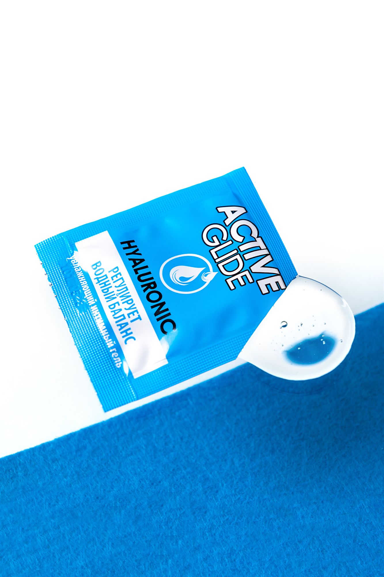 увлажняющий интимный гель active glide hyaluronic, 3 г 20шт в упаковке в 