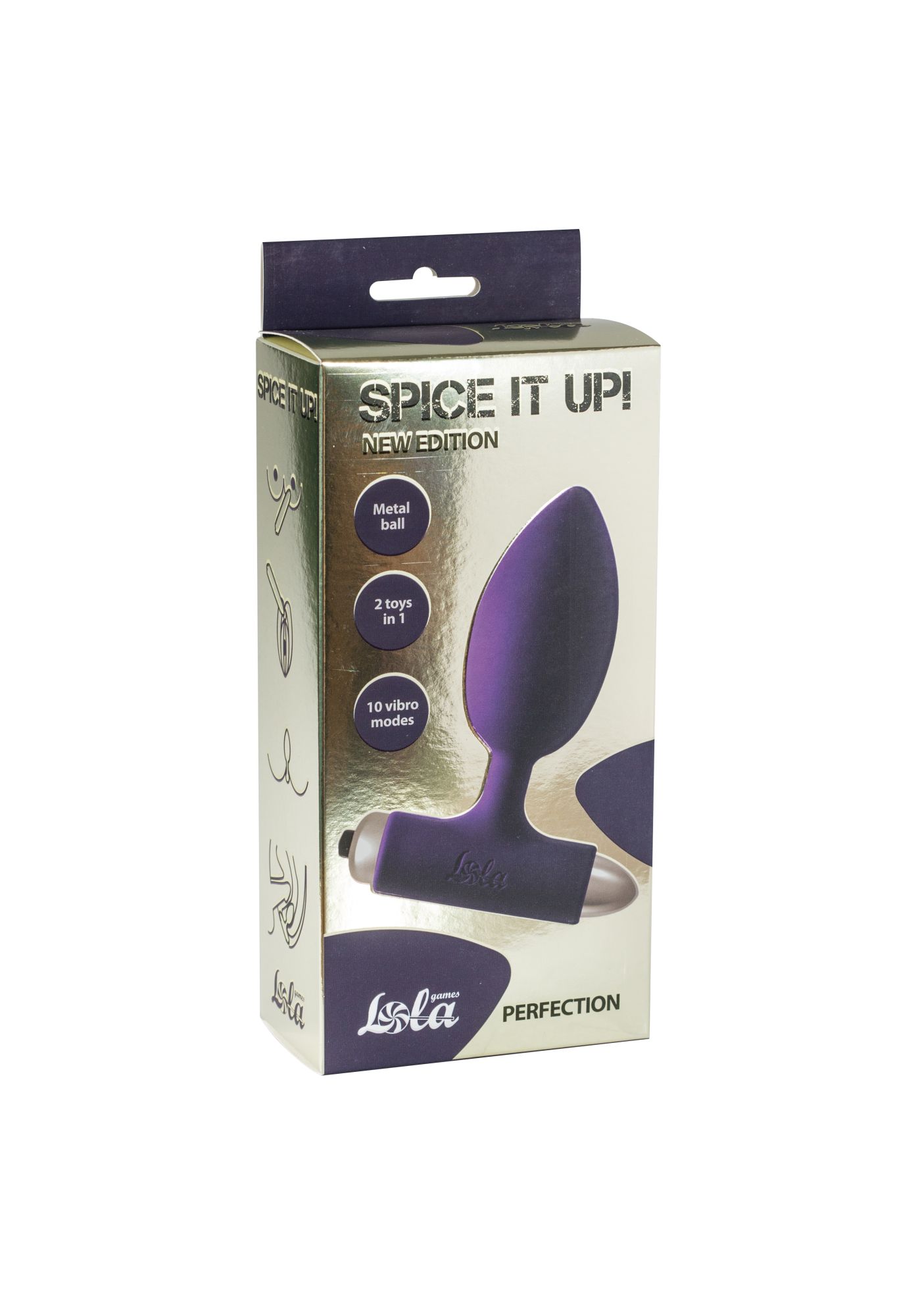 анальная пробка с вибрацией spice it up new edition perfection ultraviolet 8014-04lola в 