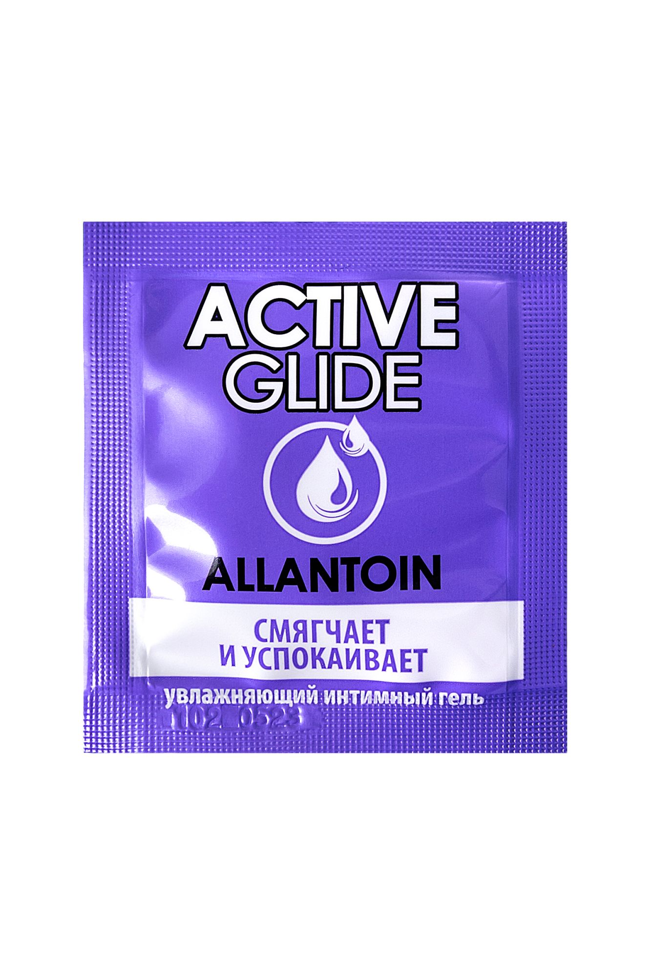 увлажняющий интимный гель active glide allantoin, 3г по 20шт в упаковке в 