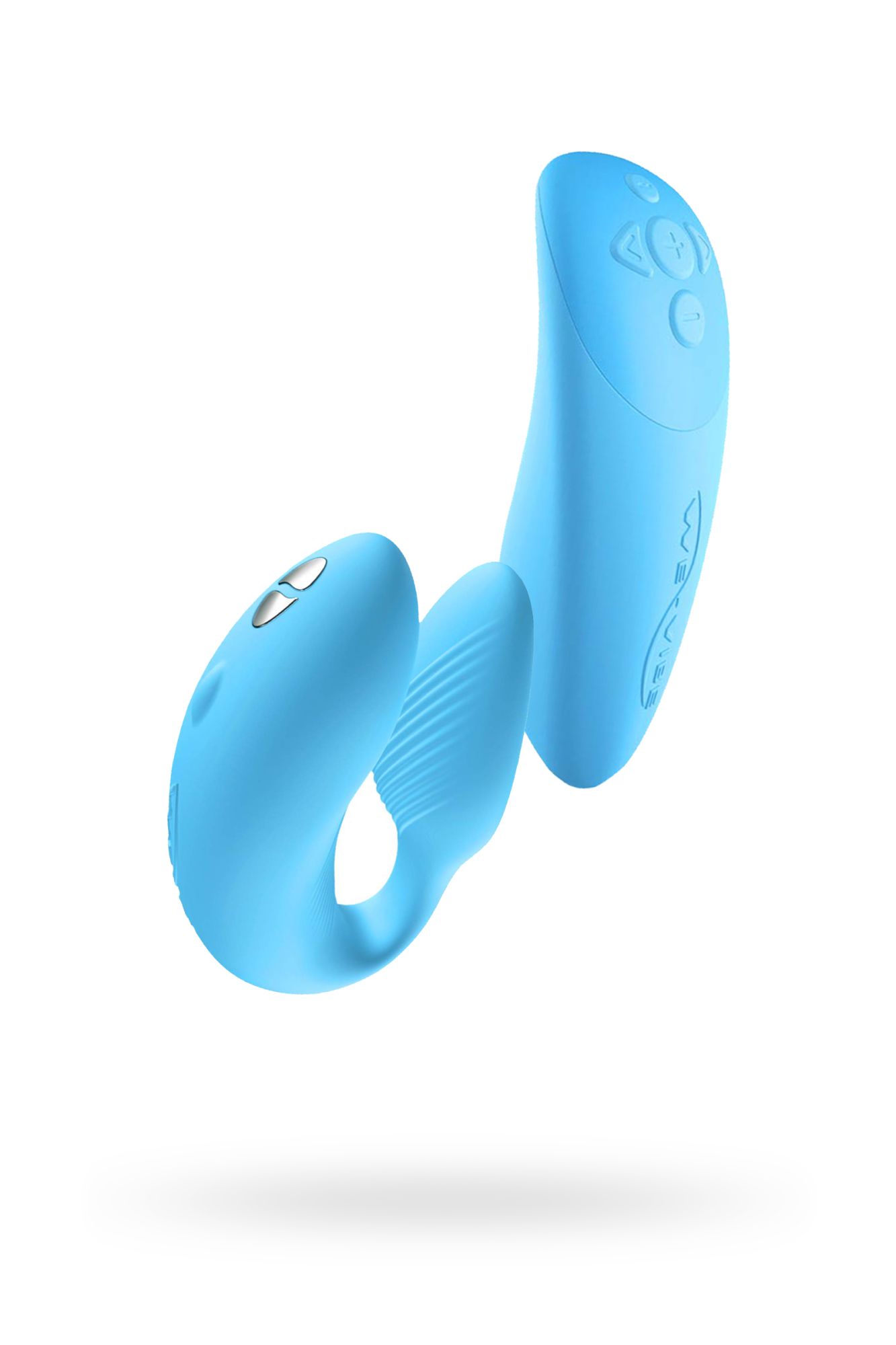 вибратор we-vibe chorus силикон, голубой, 11 см в 