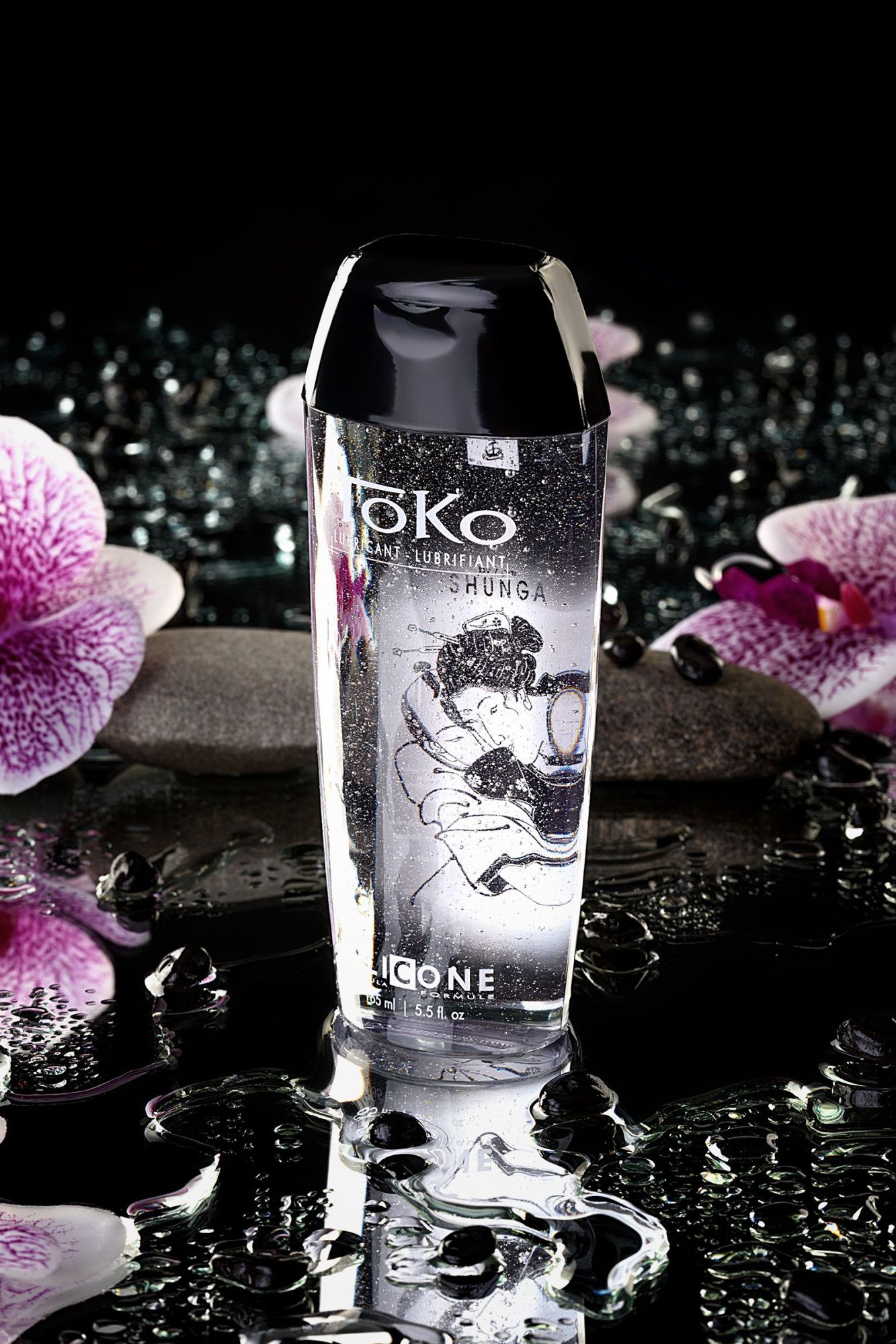лубрикант shunga toko silicone на силиконовой основе, длительное скольжение, 165 мл в 