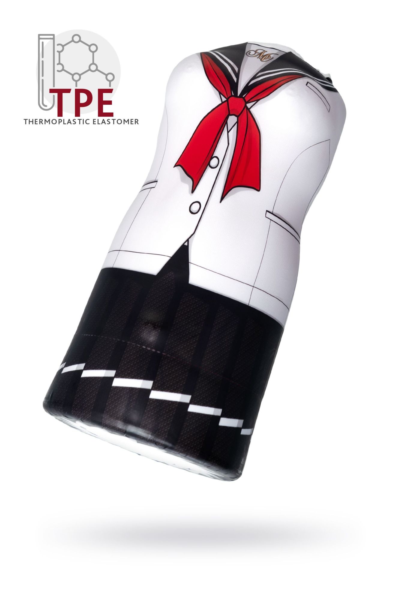 мастурбатор magic eyes uniforms nude sailor s, tpe, белый, 17 см в 