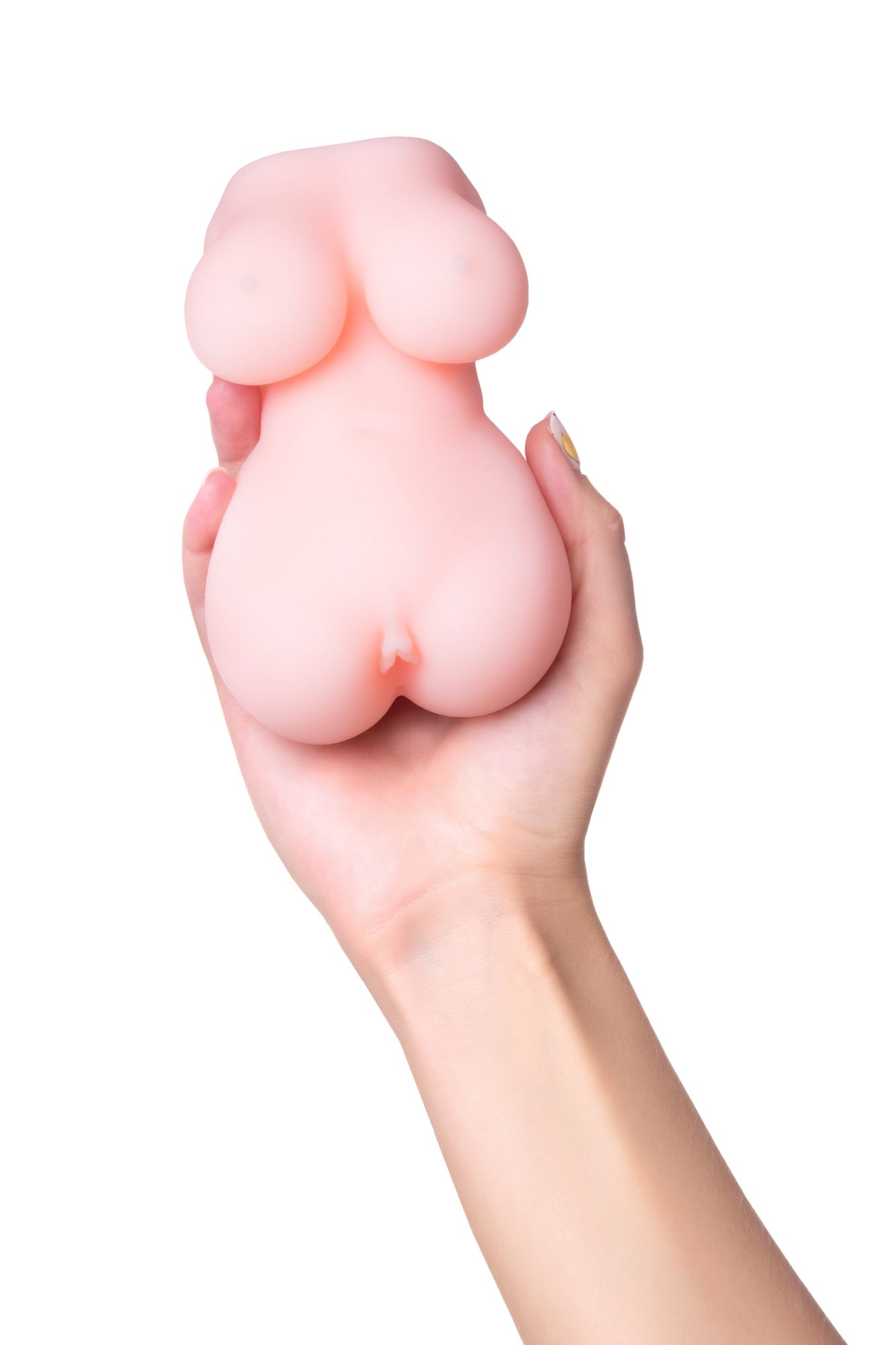 мастурбатор реалистичный toyfa juicy pussy babycakes, tpe, телесный, 14,5 см в 