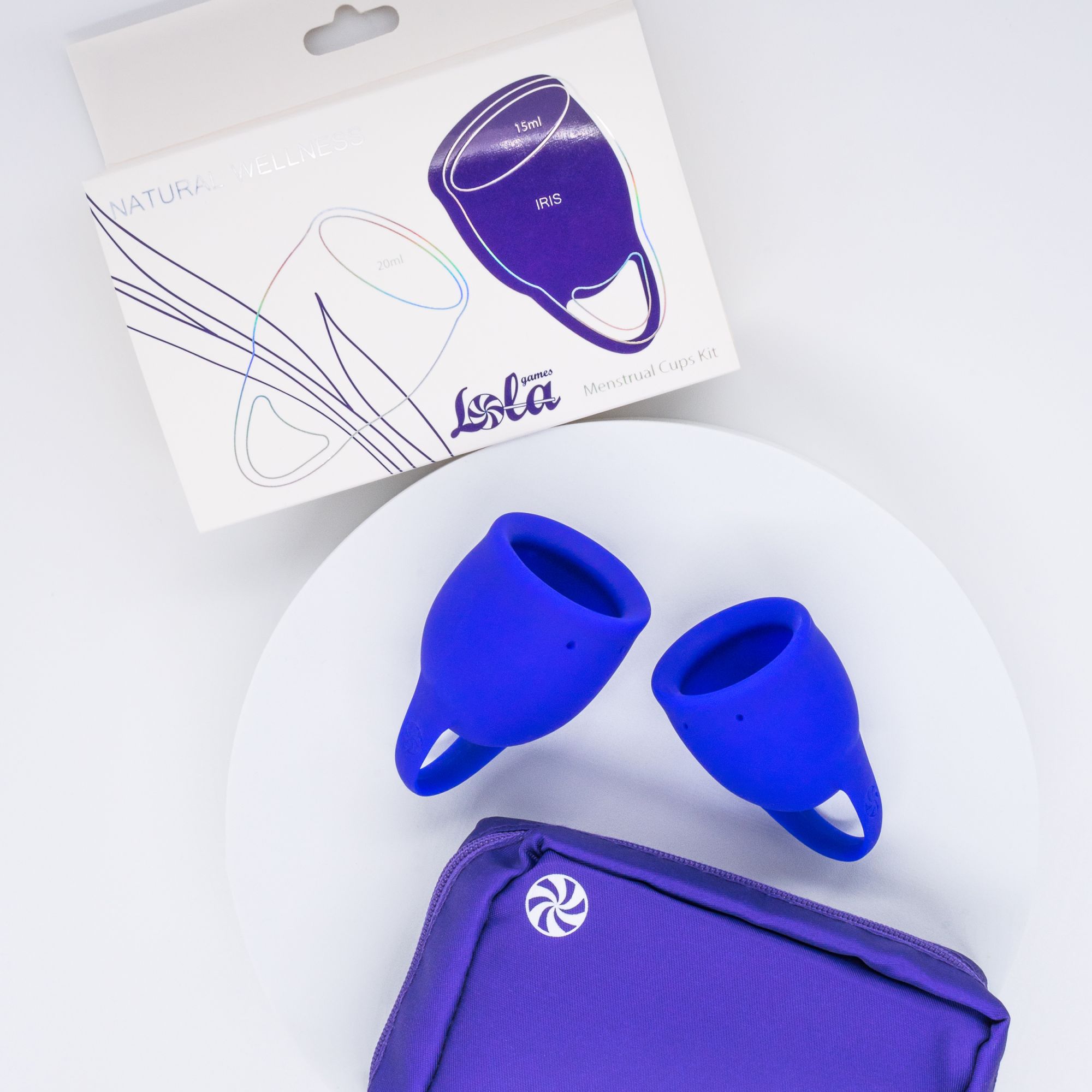 набор менструальных чаш natural wellness iris 4000-01lola в 
