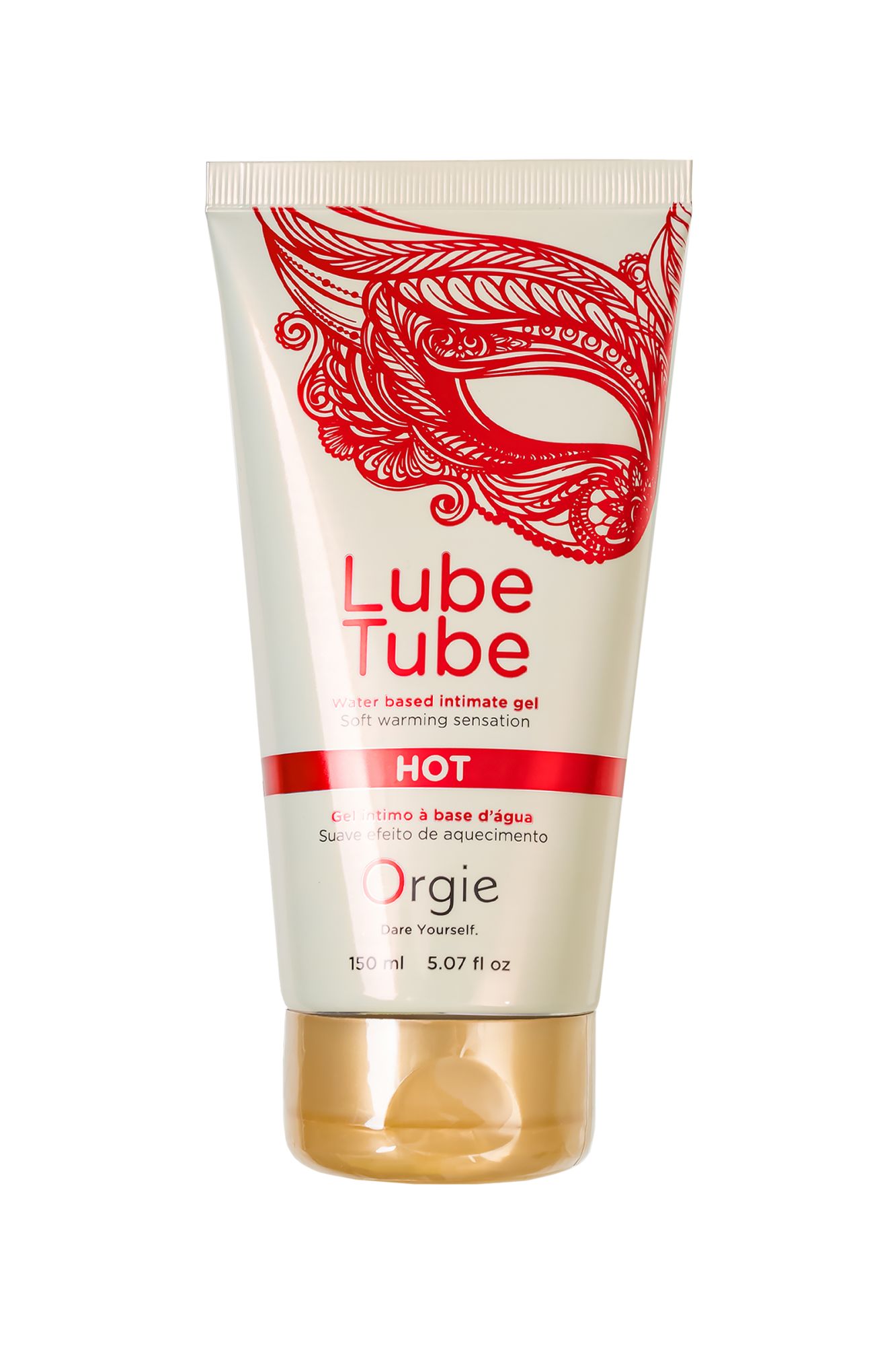 интимный гель orgie lube tube hot, водная основа, с разогревающим эффектом, 150 мл в 